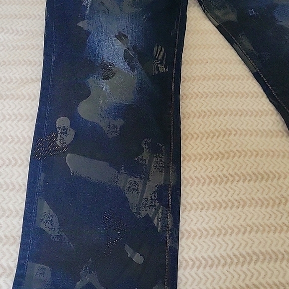 Raw BOUTIQUE Paint Splatter Jeans XL - Picture 3 of 11